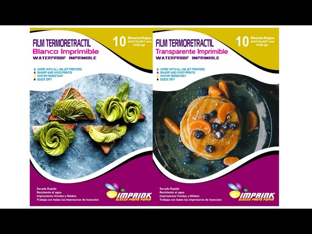 Vídeo relacionado con 100 hojas de film transparente PEMIUM - DIN A4 transparente - Para impresoras láser, fotocopiadoras - Film OHP extragrueso - Impresión y proyección de