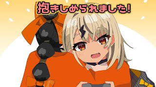 【VTuber手書き】神成きゅぴ宅で起こる超常現象にビビりまくるはなびと抱きしめられる神成きゅぴ【ぶいすぽっ！切り抜き】 #手書き切り抜き #蝶屋はなび  #神成きゅぴ