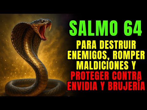 SALMO 64 PARA DESTRUIR ENEMIGOS, ROMPER MALDICIONES Y PROTEGER CONTRA ENVIDIA Y BRUJERÍA