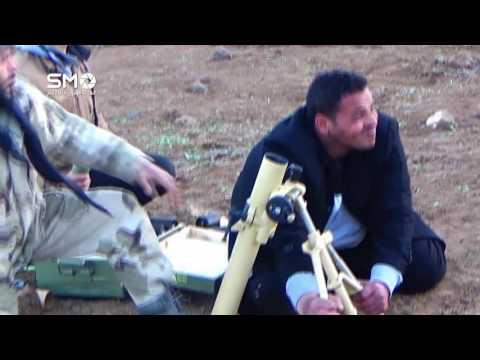 استهداف مقرات النظام من قبل الجيش الحر على جبهة الوردات في محافظة درعا