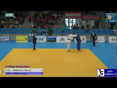 Judo 2012 World Cup Oberwart: Sarnacki (POL) - Parra (ESP) [+100kg]