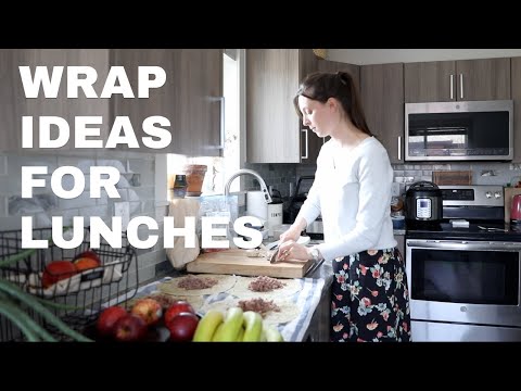 Wrap Filling Ideas | Healthy Packed Lunch Ideas | Lunch Wrap Ideas | Healthy Wraps for Lunch