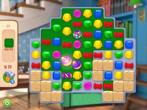 Homescapes Level 22 Walkthrough