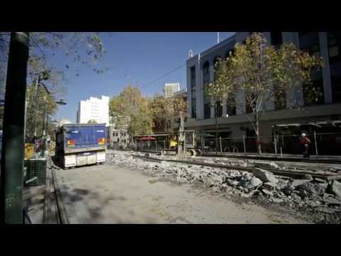 Swanston Street Redevelopment Time Lapse | City of Melbourne