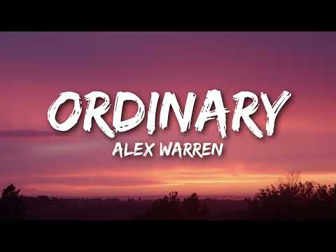 Alex Warren - Ordinary (1 HOUR/Lyrics)