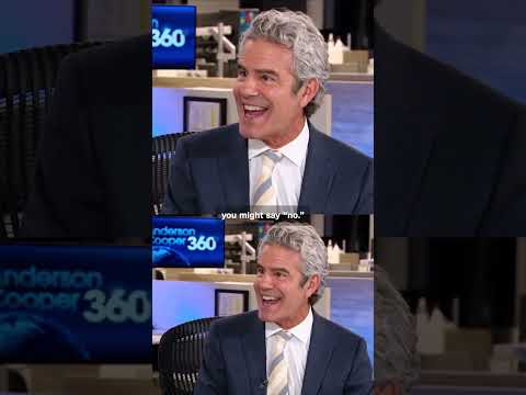 Andy Cohen crashed the 'Anderson Cooper 360' set