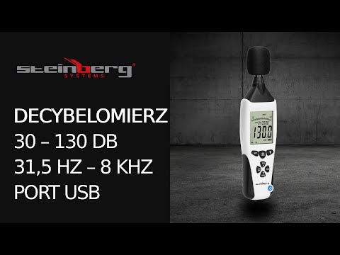 Video - Decybelomierz - 30-130 dB - standard EC61672 typu 2