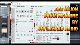 Video thumbnail for BATTALION Drum Machine by Unfiltered Audio - OUT NOW on iOS - Walkthrough & Demo by The Sound Test Room