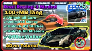 Real Racing 3 New apk Mod 2023  |Unlock AlL Cars & Unlimited Gold - OFFLINE Game