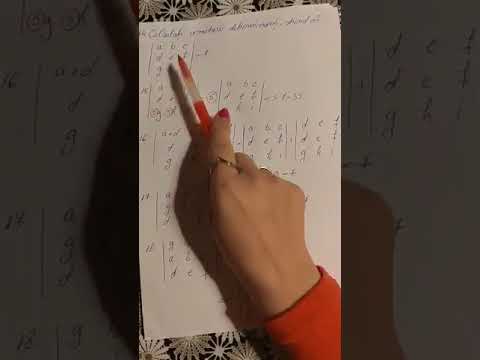 REZOLVARE EXERCITII DETERMINANTI