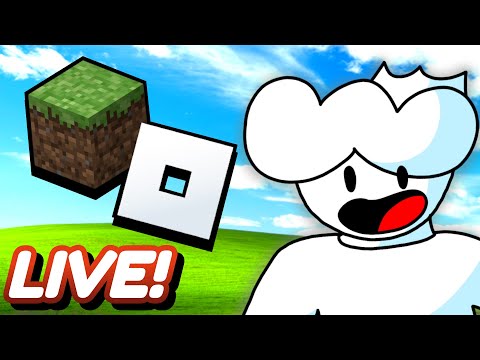 DarrenDraws - 🔴 LIVE Playing Roblox & Minecraft! (FACE REVEAL?!)