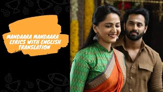 Mandaara Mandaara | Lyrics with English Translation | Bhaagamathie | Shreya Ghoshal | Anushka