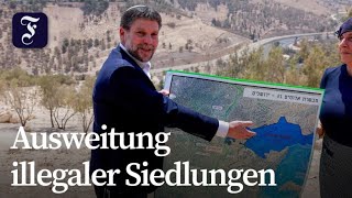 Scharfe Kritik an israelischen Siedlungsplänen im Westjordanland