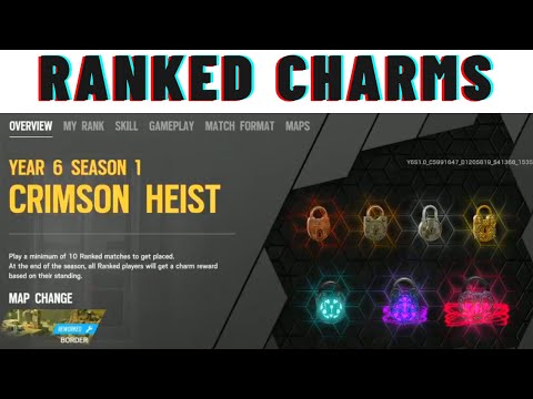 Crimson Heist Ranked Charms | Operation Crimson Heist | Rainbow Six Siege