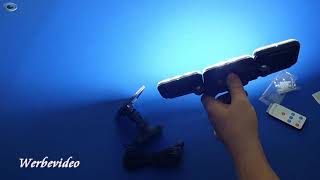 Produkttest Solarlampen für Außen, 130 LED Solarleuchte Aussen mit Bewegungsmelder.