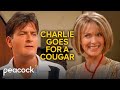 Two And A Half Men Charlie Tries Dating An Older Woman