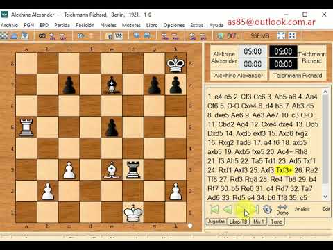 Alekhine  Aleksandrovich and teichmann r  1 0     600