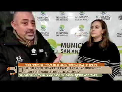 Talleres de reciclaje en Las Grutas y San Antonio Oeste: "transformando residuos en recursos"