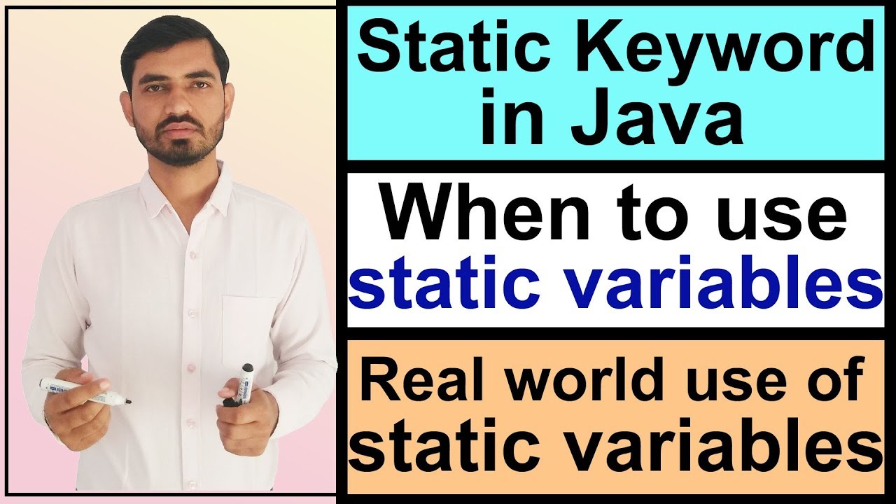 Static Variables in Java (Hindi) || Static Keyword in Java