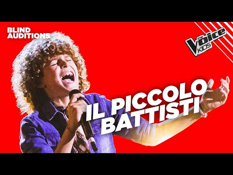 Michele OMAGGIA Battisti con “Pensieri e Parole” | The Voice Italy Kids | Blind Auditions