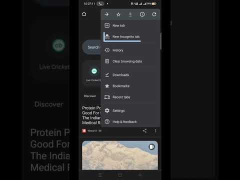 How to Turn Incognito Mode in Chrome | Incognito Mode On Kaise Karen | #incognitomode | #shorts
