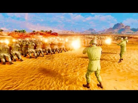 HUMAN ARMY in the Canyons Vs 2,000,000 ZOMBIES, ORC - Ultimate Epic Battle Simulator 2