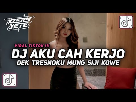 DJ DEK TRESNOKU MUNG SIJI KOWE || AKU CAH KERJO BY YORDAN REMIX SCR TERBARU 2025 VIRAL TIKTOK!!!