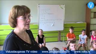 preview picture of video 'Jēkabpils bērnudārza „Kāpēcītis” darbinieki un bērni apmierināti ar jaunajiem apstākļiem'