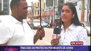 Tras días de protestas por muerte de joven Emely Peguero vuelve tranquilidad a SFM