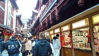 【上海旧市街地 さらば老城廂 14】 2026 豫園街道 麗らかな陽気の豫園商場と再開発を待つ裏街道 (20260307)