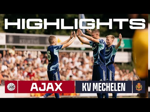 GOLAZO Anton Gaaei in our NEW AWAY KIT! 💙 | Highlights Ajax - KV Mechelen | Friendly