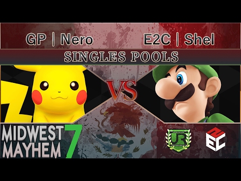 Midwest Mayhem 7 SINGLES POOLS - GP | Nero (Pikachu) vs E2C | Shel (Luigi)
