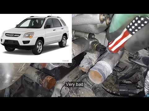 Fix and repair radiator pipe - Kia sportage (video 52)
