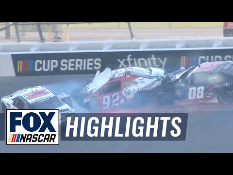 Harrison Burton among those stacked up, taking out Williams, Graf Jr. | NASCAR ON FOX HIGHLIGHTS