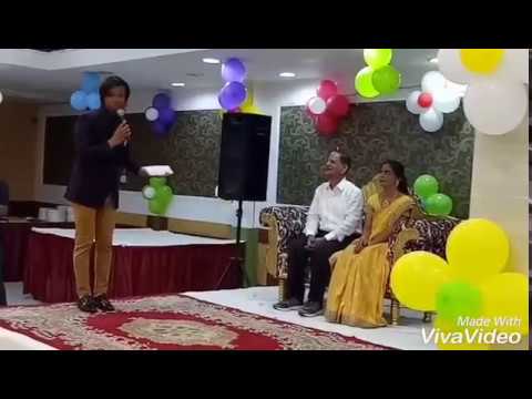 Anchor  Sagar  50th anniversary of marriage