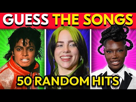 GUESS 50 Random SONG #4 | Music Quiz