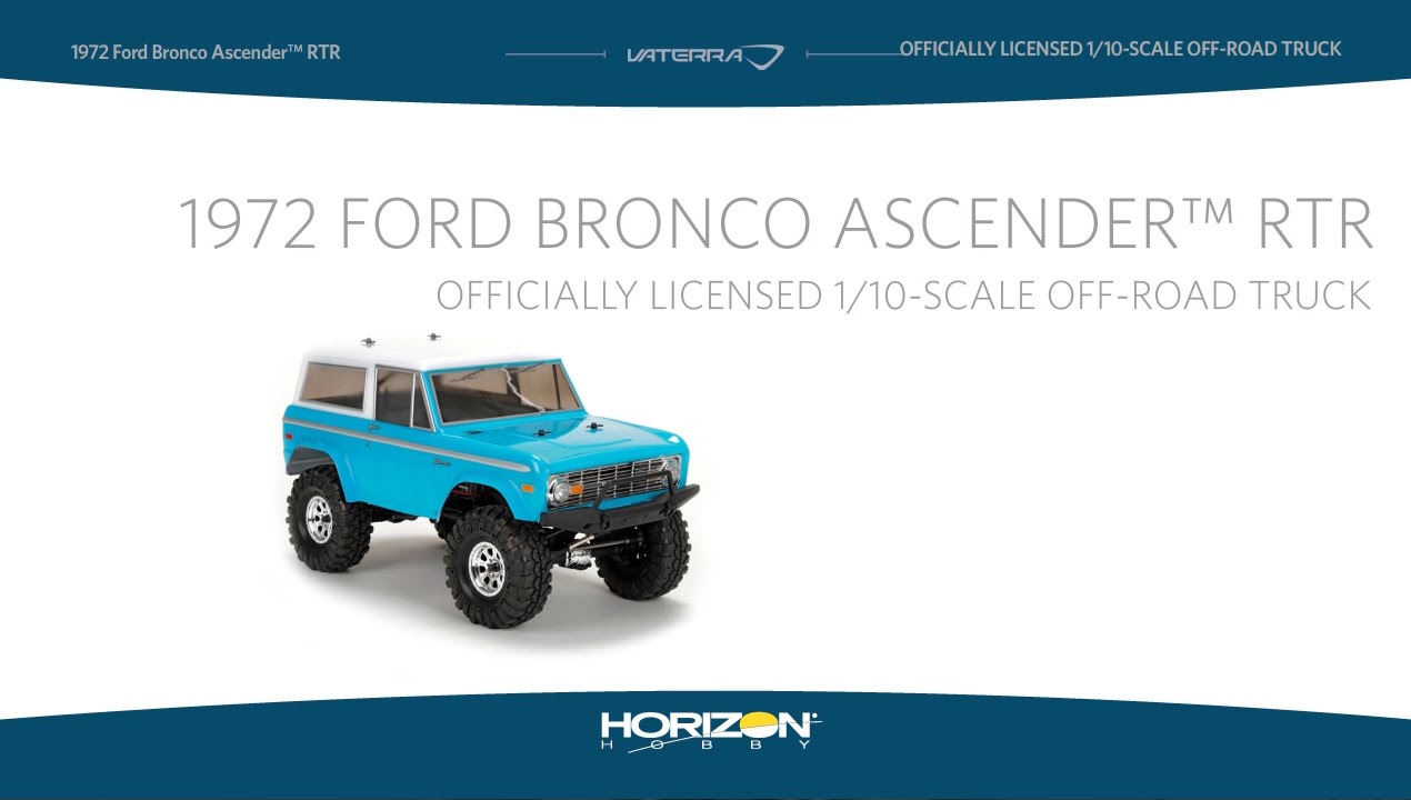 Vaterra Ford Bronco 1972 1:10 4WD Ascender RTR