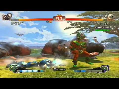 Super Street Fighter 4 Hiropon (Seth) vs Godman1979 (El Fuerte)