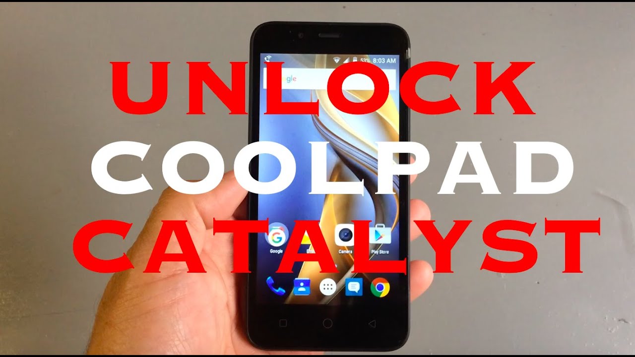 UNLOCK T-MOBILE / METROPCS COOLPAD CATALYST