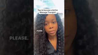 How to become a better massage therapist #massagebusiness #massagetherapist  #lymphaticdrainage