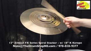 Video thumbnail for Zildjian FX Series Spiral Stacker 12'' - 3-Part Demo - The Drum Shop North Shore by Nate Morrison Drums