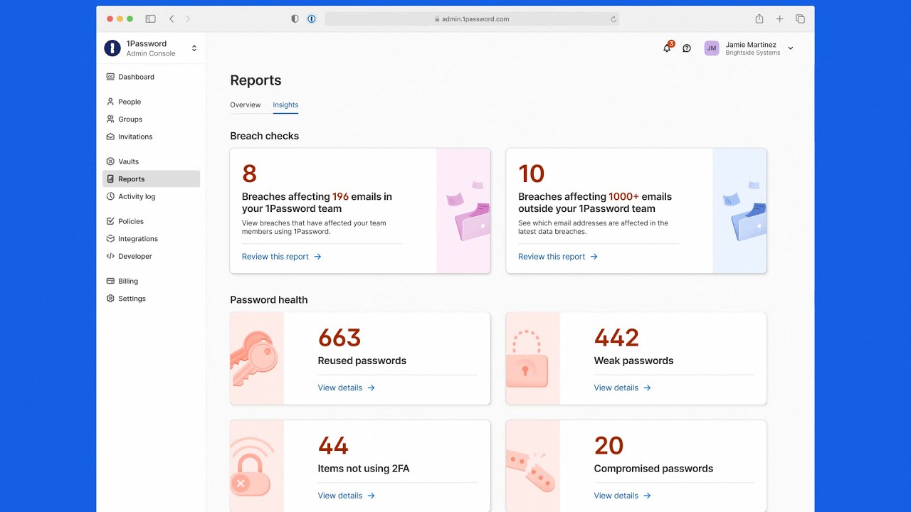 Insights from 1Password
