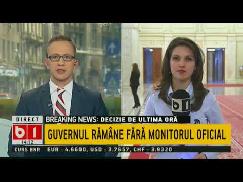 STIRI B1 ORA 14.00, 11 aprilie 2018