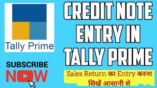 Sales Return Entry in Tally Prime || Credit Note entry in Tally Prime || #deepaccounting