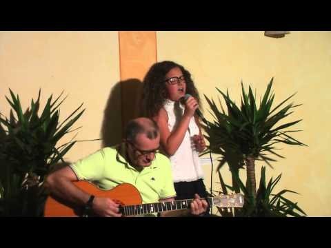 Chiara Giovanelli  in "Alleluja "  al Concorso Canoro "Voci Sul Lago" a Predore-02/07/14