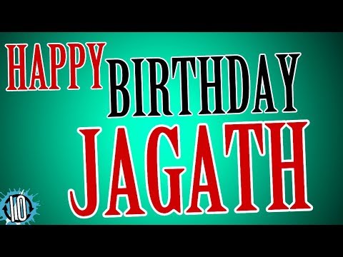 HAPPY BIRTHDAY JAGATH! 10 Hours Non Stop Music & Animation For Party Time #Birthday #Jagath