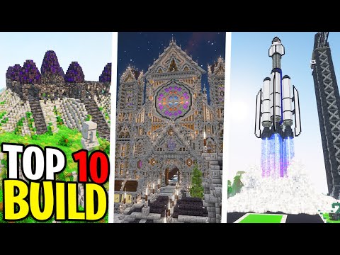 TOP 10 COSTRUZIONI di MINECRAFT