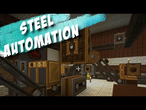Steel Automation Using Create & Immersive Engineering