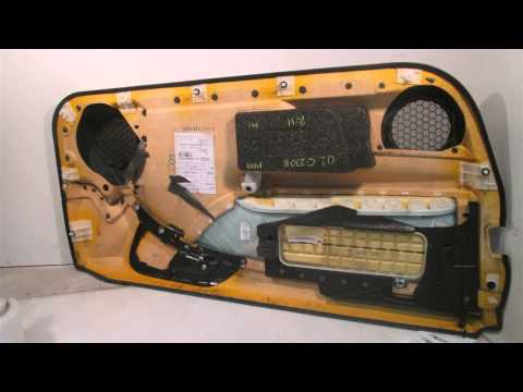 2002 Mercedes C230 Front door trim panel / liner RH BLK GOOD SAHPE 203TYPE - mbiparts.com Use... OEM