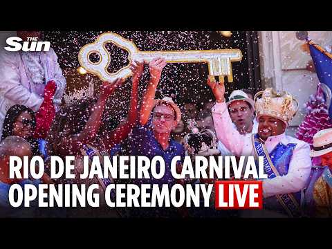 LIVE: King Momo kicks off Rio Carnival 2026 as festivities begin in Rio de Janeiro